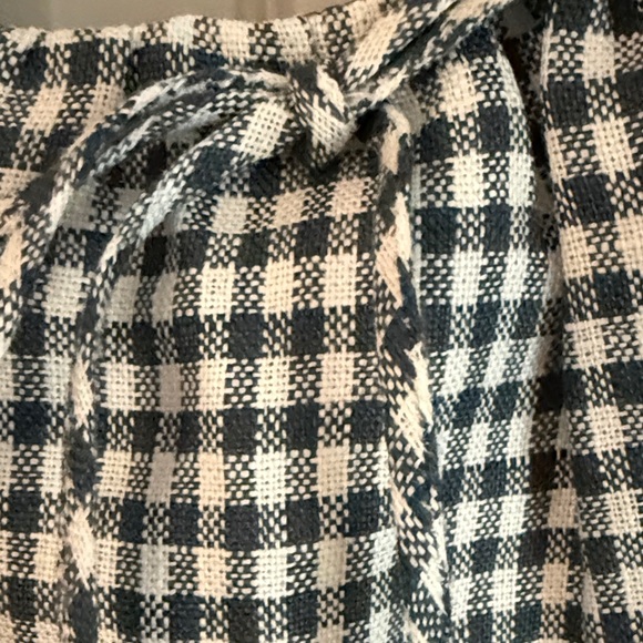 Reformation Gingham Square Neck Maxi Dress in Blue and White - Picture 5 of 6